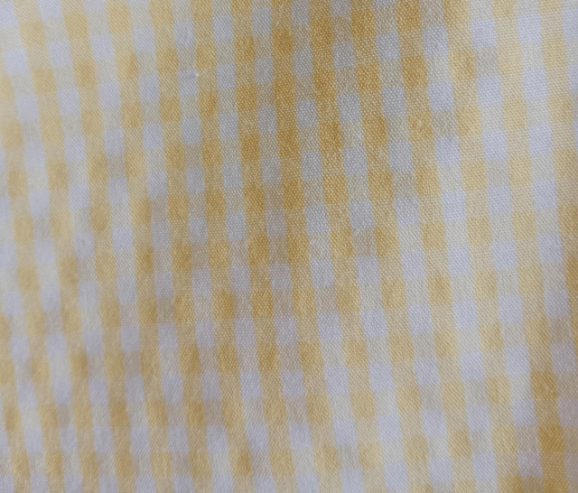 La chemise MADO et son chouchou assorti - Vichy jaune et violet