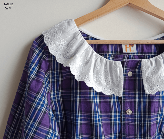 La blouse LOUISE - VIOLETTE - T. S/M