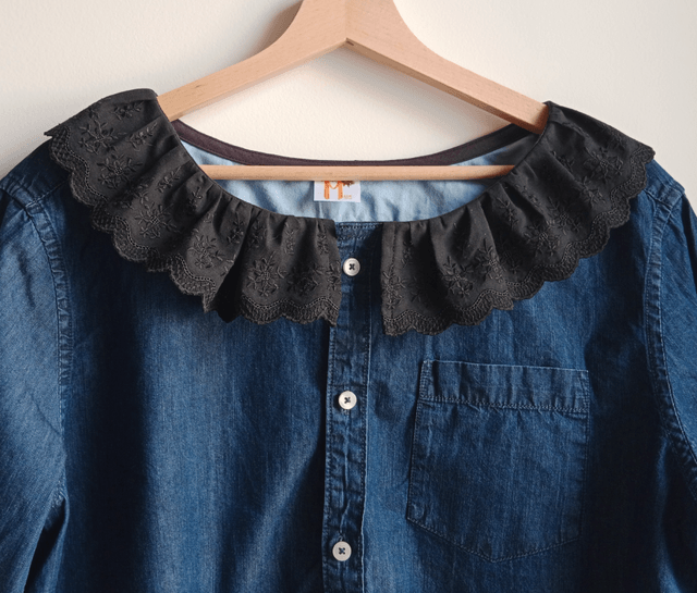 La blouse LOUISE - JEAN - T. S/M 