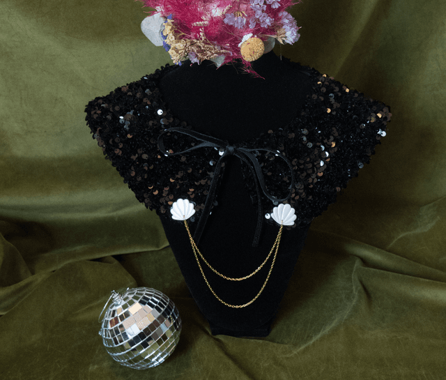 Le col amovible - SEQUINS NOIR