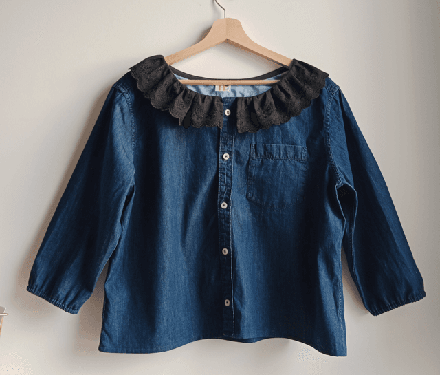 La blouse LOUISE - JEAN - T. S/M 