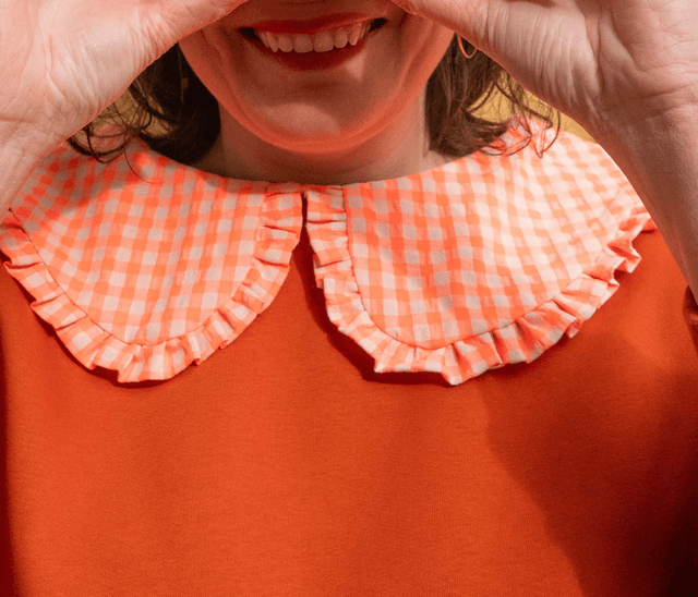 Le sweat AGNES - BRIQUE