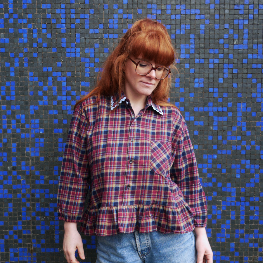 Chemise upcyclée et unique