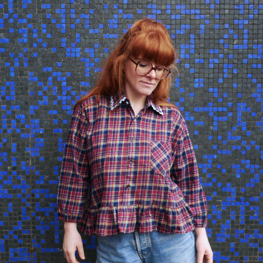 Chemise upcyclée et unique