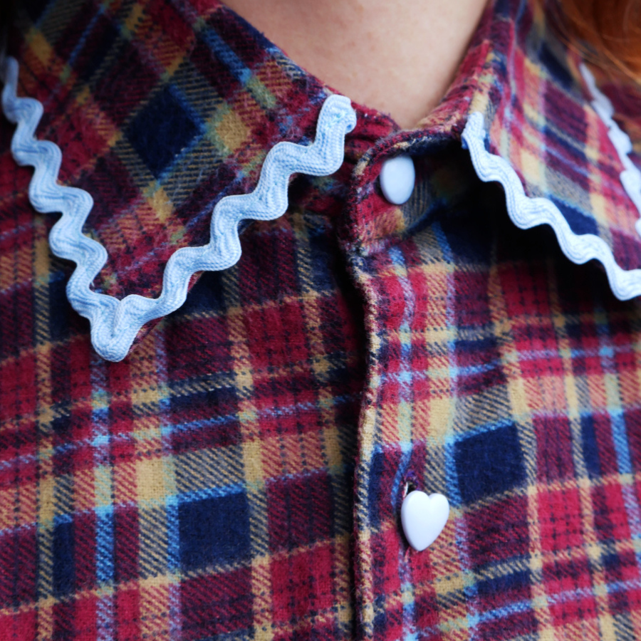 Chemise upcyclée et unique