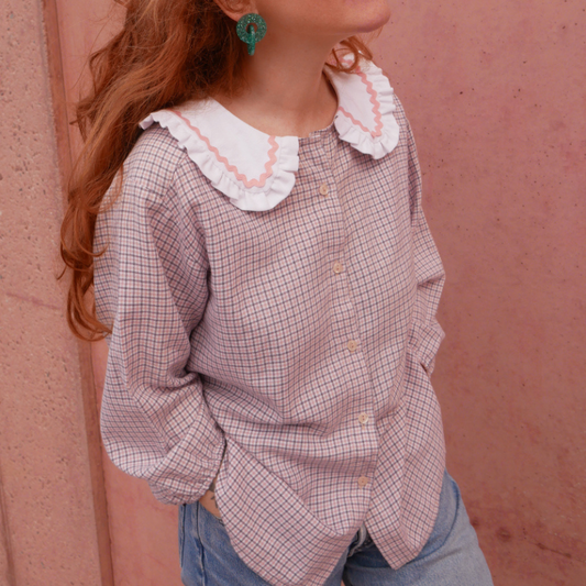 Louison - Chemise upcyclée et unique
