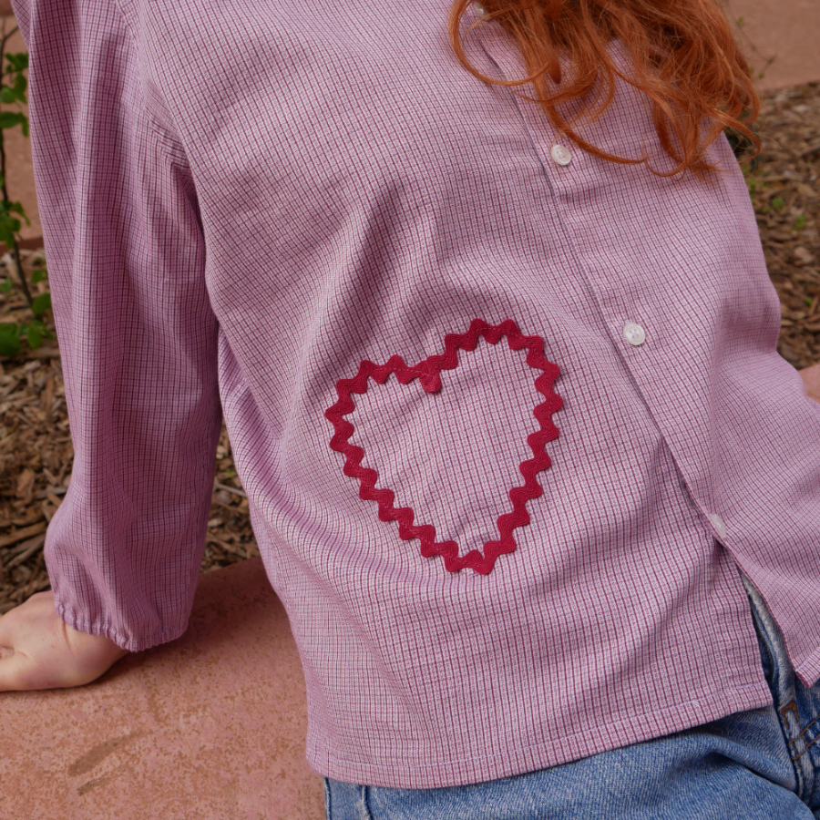 Louise - Blouse upcyclée et unique
