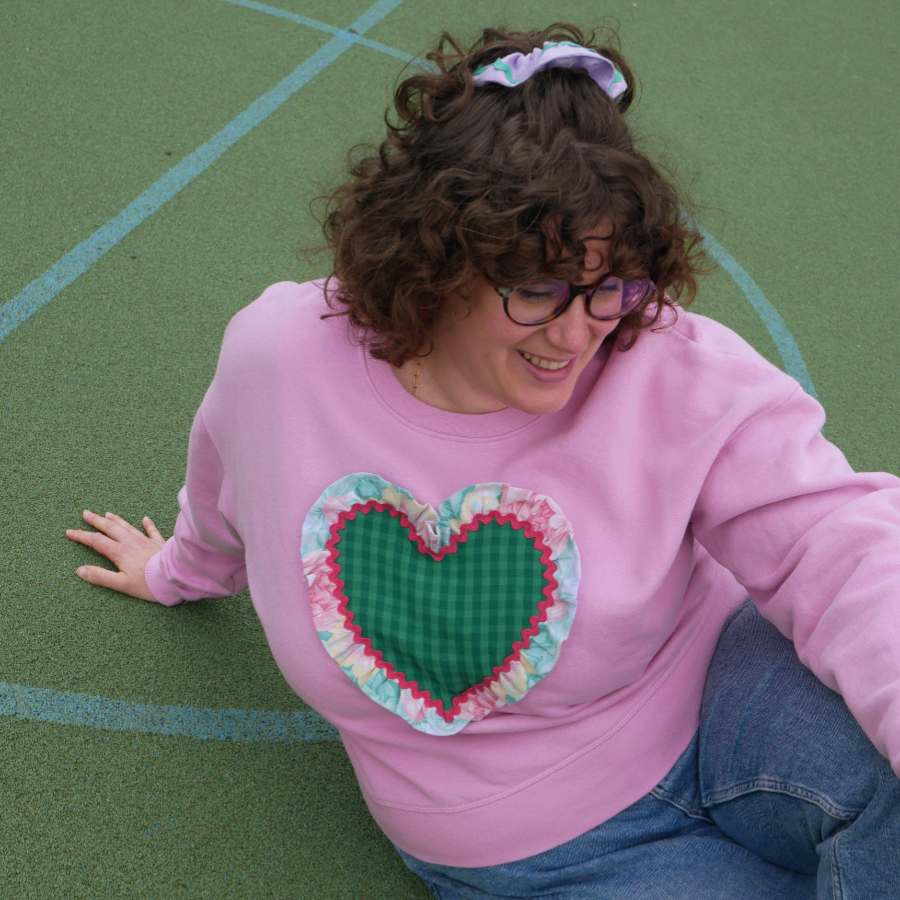 Agnès - Sweat upcyclé et unique