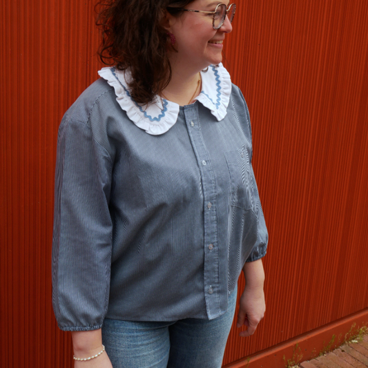 Louison - Chemise upcyclée et unique